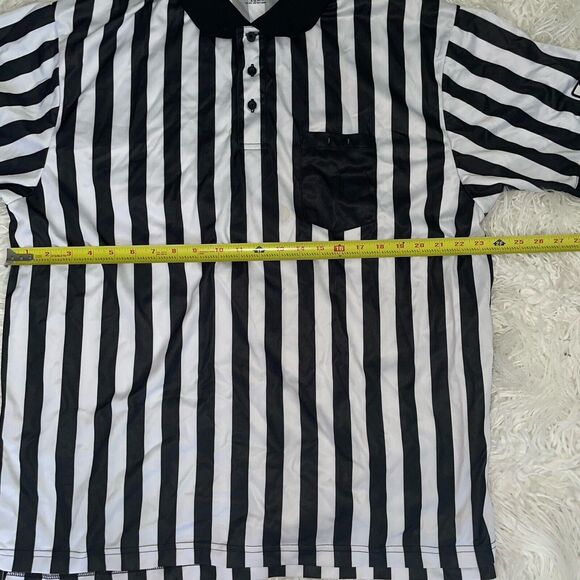 Foot Locker Employee Polo Shirt Stripes Size XL With Stains - Picture 3 of 5